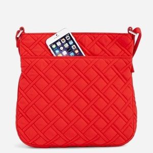 Vera Bradley Triple Zip Hipster Sunset Canyon New